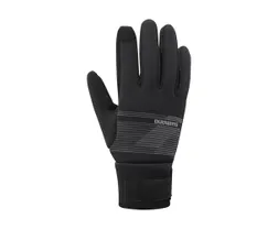 Cykelhandskar Shimano Winter Windbreak Thermal Gloves Grå